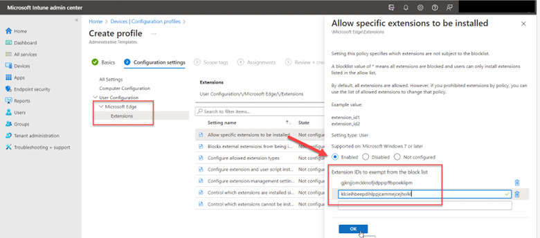 Control Edge Extensions via Intune - Let's ConfigMgr!